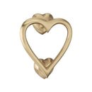 Spira Brass - Heart Door Knocker  - Satin Brass - SB4110SB - Choice Handles