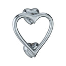 Spira Brass - Heart Door Knocker  - Satin Chrome - SB4110SC - Choice Handles