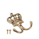 Spira Brass - Crown Hook  - Polished Brass - SB5101PB - Choice Handles