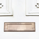 Spira Brass - Georgian Letter Plate 250mm  - Antique Brass - SB5104ANT - Choice Handles