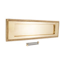 Spira Brass - Georgian Letter Plate 250mm  - Polished Brass - SB5104PB - Choice Handles