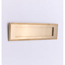 Spira Brass - Georgian Letter Plate 250mm  - Satin Brass - SB5104SB - Choice Handles