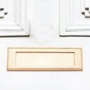 Spira Brass - Georgian Letter Plate 250mm  - Satin Brass - SB5104SB - Choice Handles