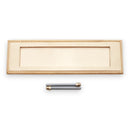 Spira Brass - Georgian Letter Plate 250mm  - Satin Brass - SB5104SB - Choice Handles
