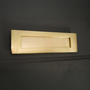 Spira Brass - Victorian Letter Plate 250mm  - Polished Brass - SB5105PB - Choice Handles
