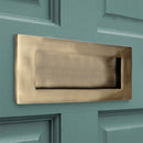 Spira Brass - Victorian Letter Plate 300mm  - Antique Brass - SB5106ANT - Choice Handles