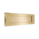 Spira Brass - Victorian Letter Plate 300mm  - Polished Brass - SB5106PB - Choice Handles