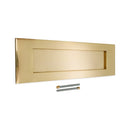 Spira Brass - Victorian Letter Plate 300mm  - Polished Brass - SB5106PB - Choice Handles