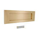 Spira Brass - Victorian Letter Plate 300mm  - Satin Brass - SB5106SB - Choice Handles