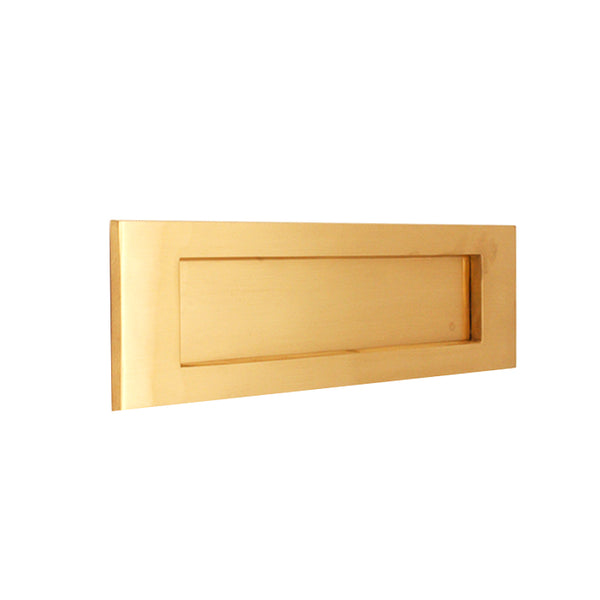 Spira Brass - Victorian Letter Plate 300mm  - Satin Brass - SB5106SB - Choice Handles