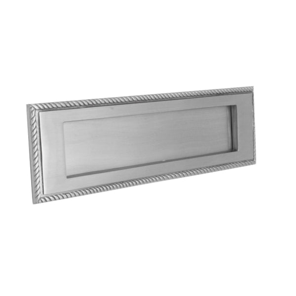 Spira Brass - Georgian Letter Plate 250mm  - Satin Chrome - SB5104SC - Choice Handles