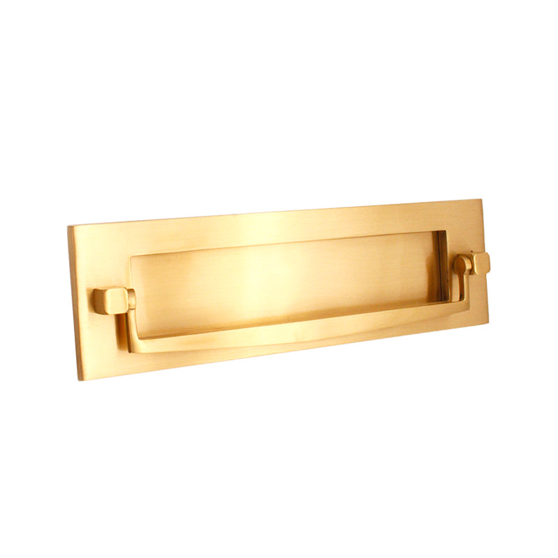 Spira Brass - Regency Knocker Postal Plate 250mm  - Polished Brass - SB5107PB - Choice Handles