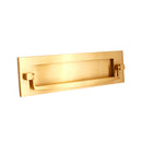 Spira Brass - Regency Knocker Postal Plate 250mm  - Polished Brass - SB5107PB - Choice Handles