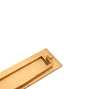 Spira Brass - Regency Knocker Postal Plate 250mm  - Satin Brass - SB5107SB - Choice Handles