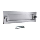 Spira Brass - Regency Knocker Postal Plate 250mm  - Satin Chrome - SB5107SC - Choice Handles