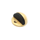 Spira Brass - Half Moon Door Stopper  - Satin Brass - SB5110SB - Choice Handles