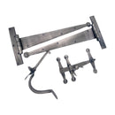 Spira Brass - Heavy Duty Handforged Door Hardware Kit - Pewter - SB6101PEW - Choice Handles