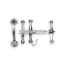 Spira Brass - Heavy Duty Handforged Door Hardware Kit - Pewter - SB6101PEW - Choice Handles