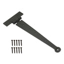 Spira Brass - T - Hinges  Penny End 12" 300mm - Beeswax - SB6104BX - Choice Handles