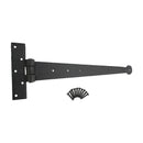 Spira Brass - T - Hinges  Penny End 15" 375mm - Beeswax - SB6105BX - Choice Handles