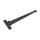 Spira Brass - T - Hinges  Penny End 15" 375mm - Beeswax - SB6105BX - Choice Handles