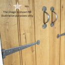 Spira Brass - Standard Handforged Kit (18") - Penny End  - Pewter - SB6110PEW - Choice Handles