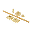 Spira Brass - Cast Iron Radiator Brass Wall Stay Bracket Polished Brass - SB6180PB - Choice Handles