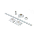 Spira Brass - Cast Iron Radiator Brass Wall Stay Bracket Polished Chrome - SB6180PC - Choice Handles