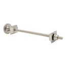 Spira Brass - Cast Iron Radiator Brass Wall Stay Bracket Satin Nickel - SB6180SN - Choice Handles