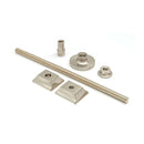 Spira Brass - Cast Iron Radiator Brass Wall Stay Bracket Satin Nickel - SB6180SN - Choice Handles