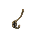 Spira Brass - Victorian Coat Hook 87mm  - Antique Brass - SB6181ANT - Choice Handles