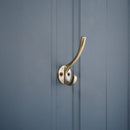 Spira Brass - Victorian Coat Hook 87mm  - Antique Brass - SB6181ANT - Choice Handles