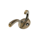 Spira Brass - Victorian Coat Hook 87mm  - Antique Brass - SB6181ANT - Choice Handles