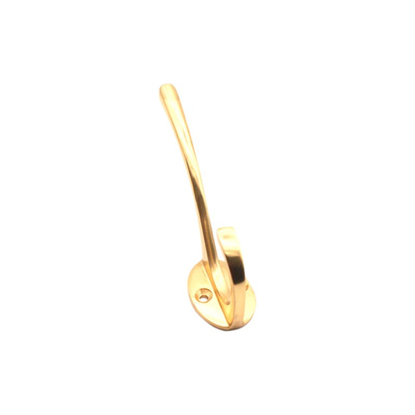 Spira Brass - Victorian Coat Hook 87mm  - Polished Brass - SB6181PB - Choice Handles