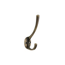 Spira Brass - Victorian Coat Hook 115mm  - Antique Brass - SB6182ANT - Choice Handles
