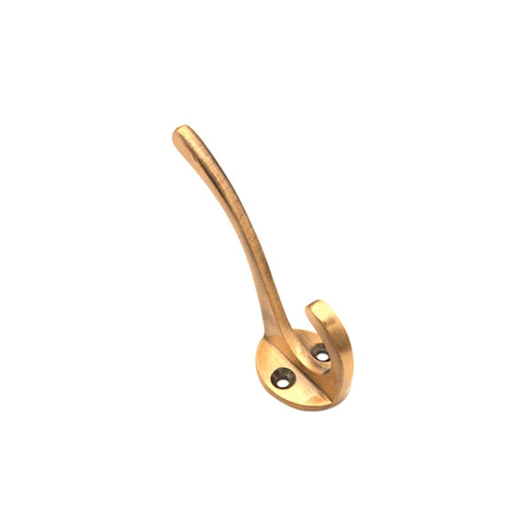Spira Brass - Victorian Coat Hook 115mm  - Antique Brass - SB6182ANT - Choice Handles