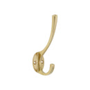 Spira Brass - Victorian Coat Hook 115mm  - Polished Brass - SB6182PB - Choice Handles