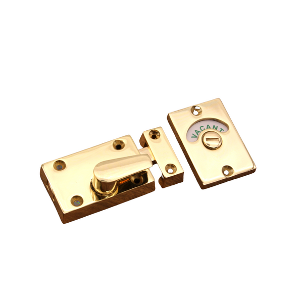 Spira Brass - Indicator Bolt Latch  - Polished Brass - SB6183PB - Choice Handles