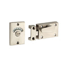Spira Brass - Indicator Bolt Latch  - Satin Nickel - SB6183SN - Choice Handles