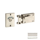 Spira Brass - Indicator Bolt Latch  - Satin Nickel - SB6183SN - Choice Handles