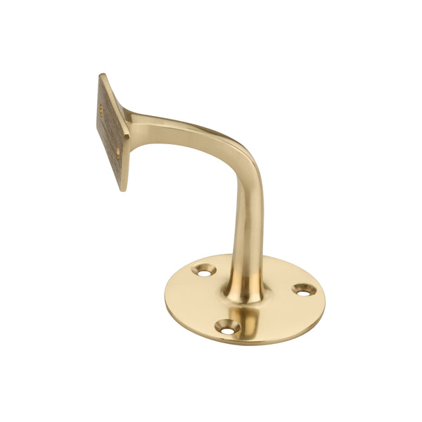 Spira Brass - Brass Handrail Bracket  - Polished Brass - SB6184PB - Choice Handles