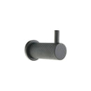 Spira Brass - Jewel Knurlmond Coat Hook Matt Black - SB6185BLK - Choice Handles