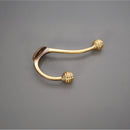 Spira Brass - Beehive Twin Coat Hook Aged Brass - SB6187AB - Choice Handles