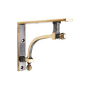 Spira Brass - Beehive Medium Shelf Bracket Aged Brass (Sold in Pairs) - SB6189AB - Choice Handles