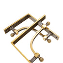 Spira Brass - Beehive Medium Shelf Bracket Aged Brass (Sold in Pairs) - SB6189AB - Choice Handles