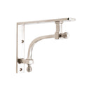 Spira Brass - Beehive Medium Shelf Bracket Polished Nickel (Sold in Pairs) - SB6189PN - Choice Handles