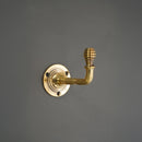 Spira Brass - Beehive Small Coat Hook Aged Brass - SB6191AB - Choice Handles