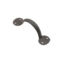Spira Brass - Iron Door Handle Penny End 6" - 150mm - Beeswax - SB6302BX - Choice Handles