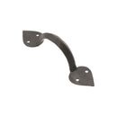 Spira Brass - Iron Door Handle Arrow End 6" - 150mm  - Beeswax - SB6305BX - Choice Handles