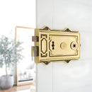 Spira Brass - Davenport Rim Lock - Aged Brass - SB7101AB - Choice Handles